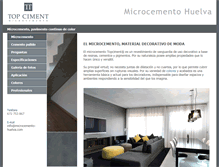 Tablet Screenshot of microcemento-huelva.com